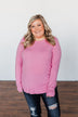 Butter Me Up Sweater- Bubblegum Pink