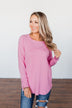 Butter Me Up Sweater- Bubblegum Pink