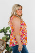 Afternoon Delight Floral Tank- Fuchsia