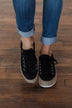 Soda Keana Platform Sneakers- Black