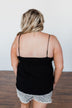Better Than I Was Bow Tie Tank Top- Black