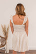 Meet Cute Smocked Mini Dress- Taupe