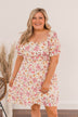 Afternoon Daydream Off-The-Shoulder Dress- Pink