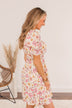 Afternoon Daydream Off-The-Shoulder Dress- Pink