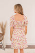 Afternoon Daydream Off-The-Shoulder Dress- Pink