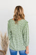Leprechaun Luck Blouse Top- Green & Ivory