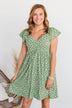 Better By Myself Floral Dress- Sage & Ivory