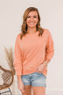 Nothing But Love Long Sleeve Top- Light Salmon