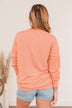 Nothing But Love Long Sleeve Top- Light Salmon