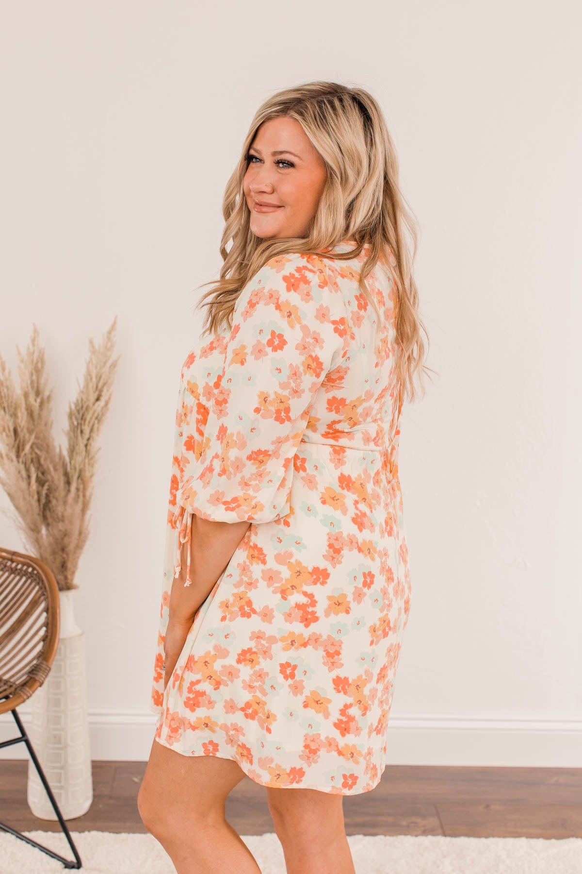 Growing Kindness Mini Dress- Ivory
