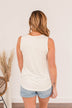 Devoted Darling Knit Tank Top- Ivory