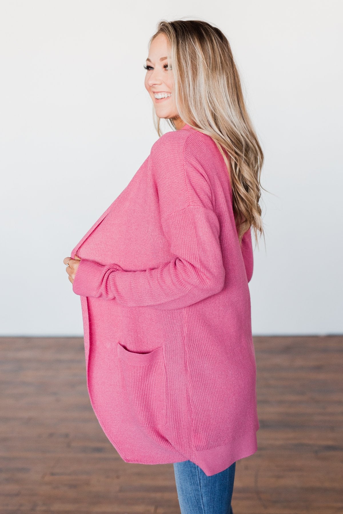 Share The Love Knit Cardigan- Orchid
