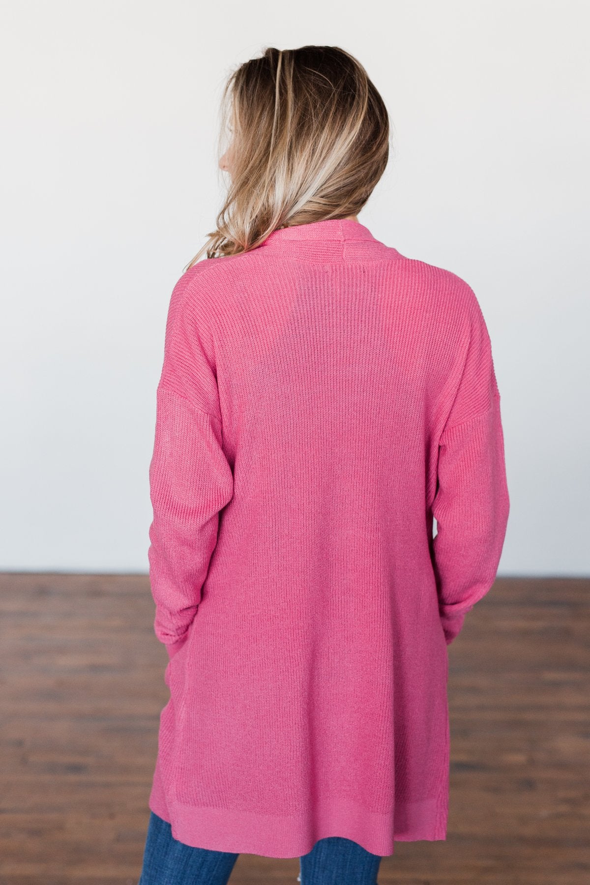Share The Love Knit Cardigan- Orchid