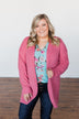 Share The Love Knit Cardigan- Orchid