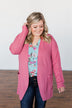 Share The Love Knit Cardigan- Orchid