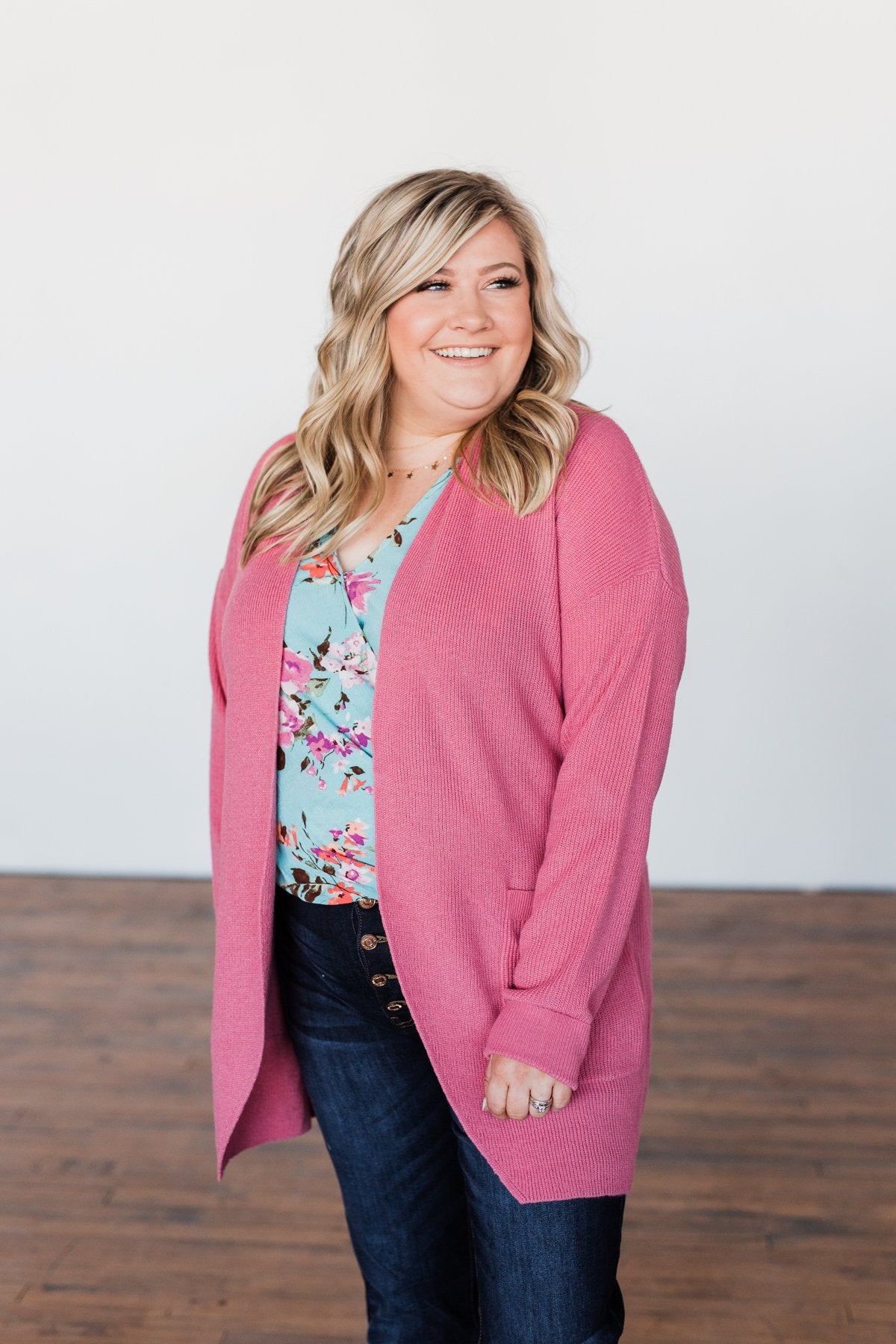 Share The Love Knit Cardigan- Orchid