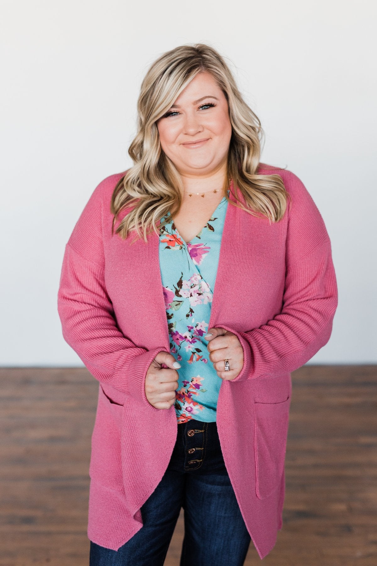Share The Love Knit Cardigan- Orchid