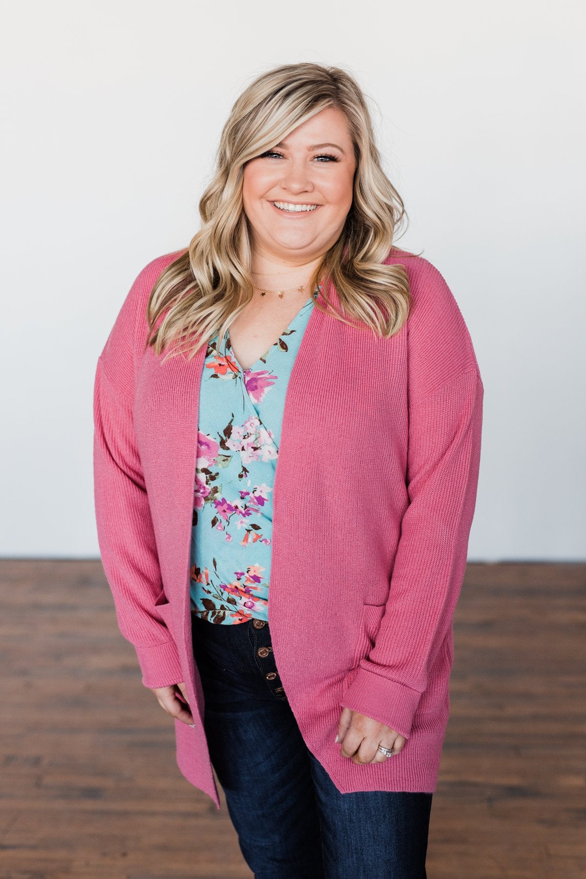 Share The Love Knit Cardigan- Orchid