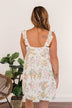 Petals In My Hair Floral Dress- Ivory