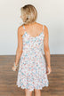 Whisk Me Away Sleeveless Floral Dress- Ivory