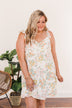 Petals In My Hair Floral Dress- Ivory