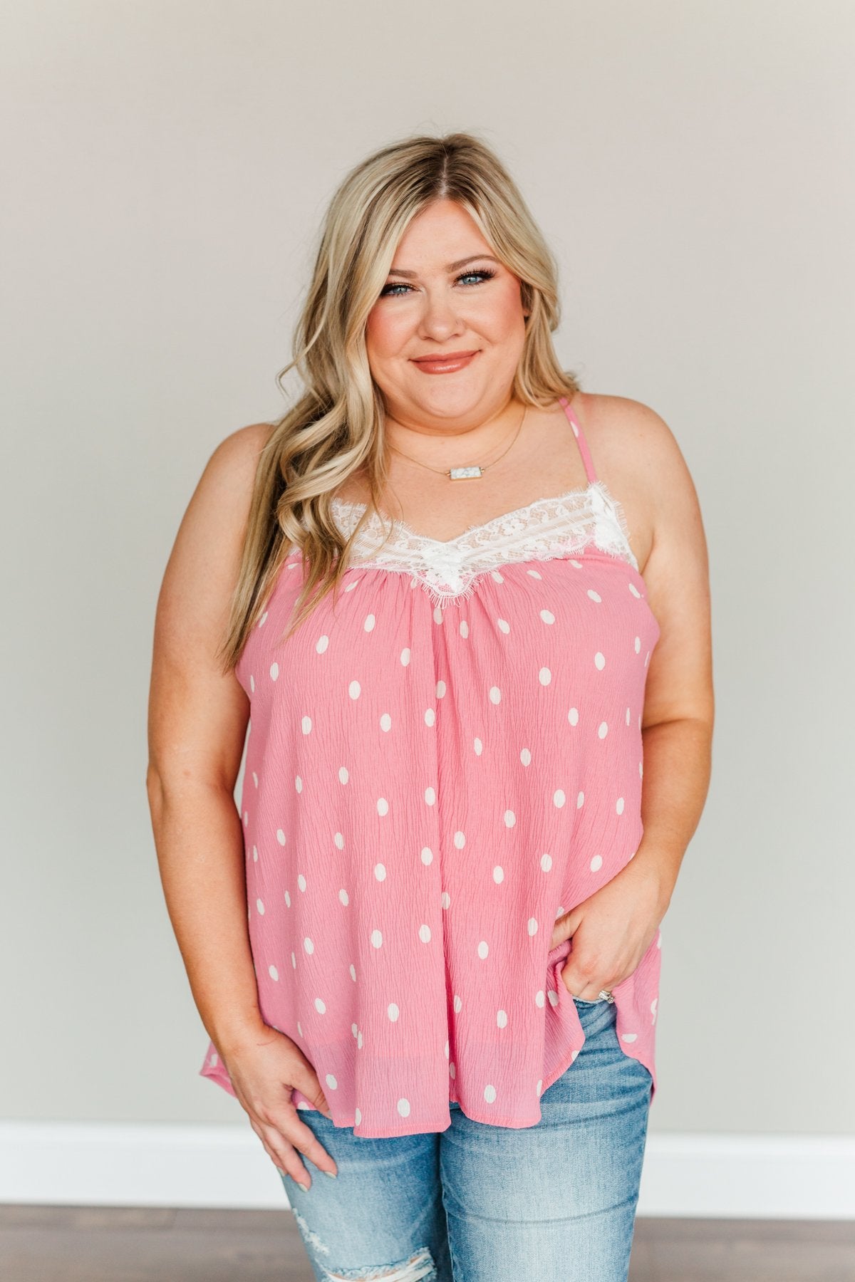 torrid polka dot top