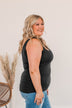 Mercy Me Fitted Tank Top- Black