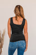 Mercy Me Fitted Tank Top- Black
