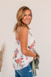 Dancing In The Streets Floral Tank- Ivory