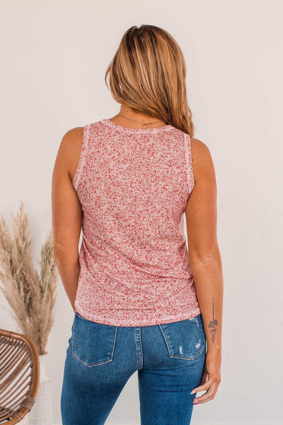 How Do You Do Tank Top- Marsala