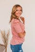 Fine And Dandy Puff Sleeve Blouse- Blush