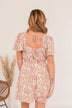 Gentle Morning Breeze Mini Dress- Lilac & Peach