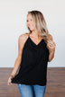 Speaks To My Soul Racerback Tank Top- Black