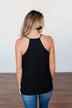 Speaks To My Soul Racerback Tank Top- Black