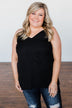 Speaks To My Soul Racerback Tank Top- Black