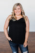 Speaks To My Soul Racerback Tank Top- Black
