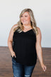 Speaks To My Soul Racerback Tank Top- Black
