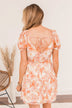 Perfect Pose Floral Dress- Orange