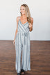 The Day Is Calling Striped Jumpsuit- Black & Ivory