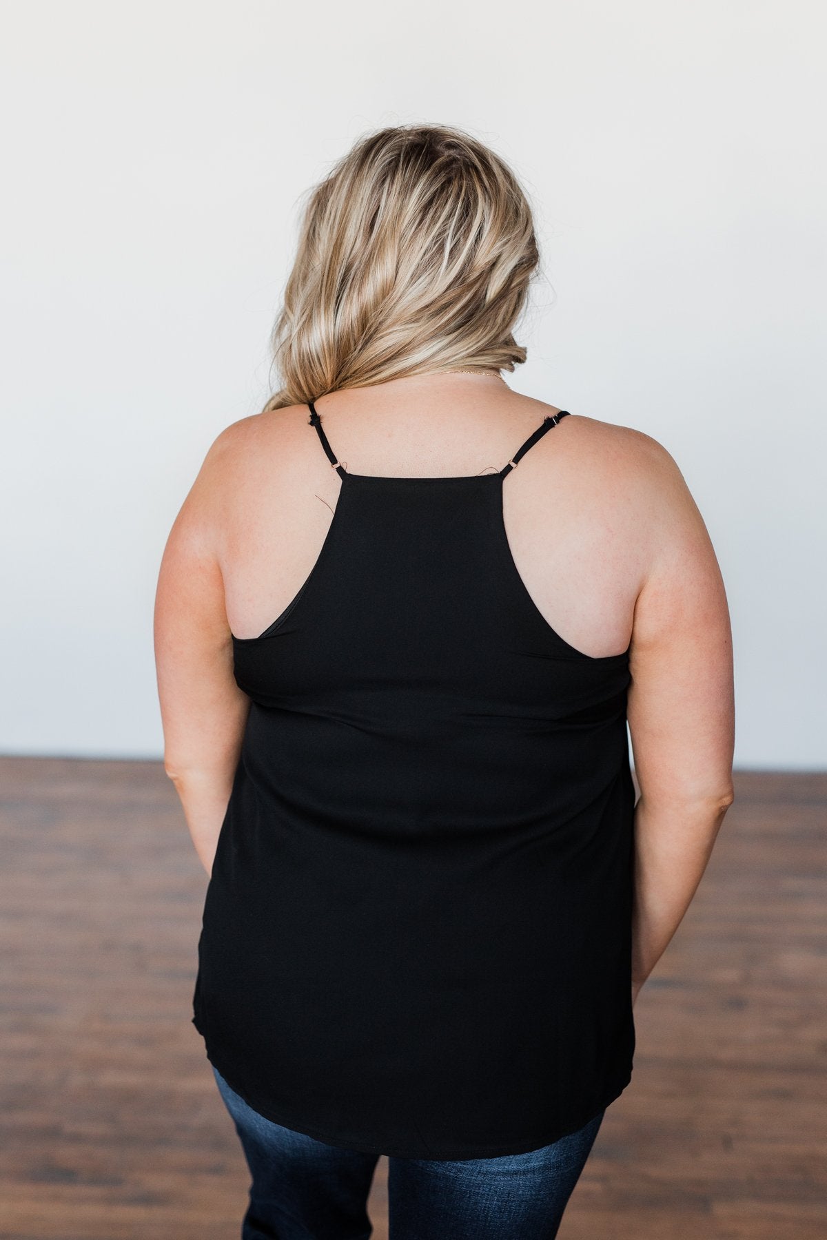 Speaks To My Soul Racerback Tank Top- Black