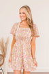 Gentle Morning Breeze Mini Dress- Lilac & Peach