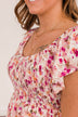 Pleasant Afternoon Mini Dress- Pink