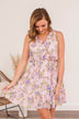 Be Divine Ruffled Mini Dress- Lilac