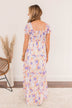 Clever Beauty Floral Maxi Dress- Lavender