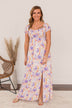 Clever Beauty Floral Maxi Dress- Lavender
