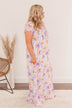 Clever Beauty Floral Maxi Dress- Lavender
