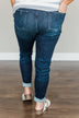 Judy Blue Distressed Skinny Jeans- Samantha Wash