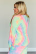 Radiant Smiles Tie-Dye Lounge Top- Rainbow