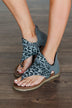 Very G Angelika Sandals- Grey Leopard