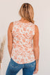 Opportunity Awaits Ribbed Tank- Light Coral